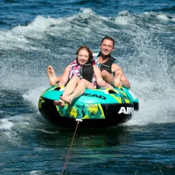 Airhead Blast 2 | 1-2 Rider Towable Tube for Boating