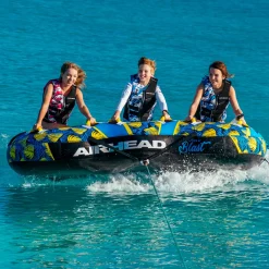 Airhead Blast 3 | 1-3 Rider Towable Tube for Boating