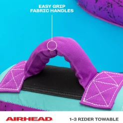 Airhead Booyah! 3 | 1-3 Rider Towable Tube for Boating