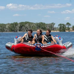 Airhead Chariot Warbird 3 | 1-3 Rider Towable Tube for Boating