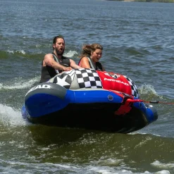 Airhead Chariot Warbird 2 | 1-2 Rider Towable Tube for Boating