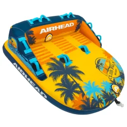 Airhead Club Palm 3 | 1-3 Rider Towable Tube for Boating