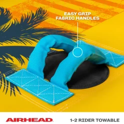 Airhead Club Palm | 1-2 Rider Towable Tube for Boating