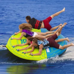 Airhead Comfort Shell 95 | 1-4 Rider Towable Tube for Boating