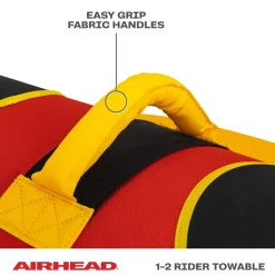 Airhead Double Dog | 1-2 Rider Towable Tube for Boating