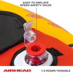 Airhead Double Dog | 1-2 Rider Towable Tube for Boating