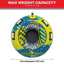Airhead Hydro Boost | 1 Rider Towable Tube for Boating *Walmart Exclusive*