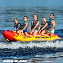 Airhead Jumbo Dog | 1-5 Rider Towable Tube for Boating
