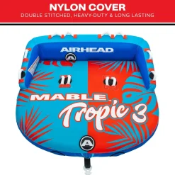 Airhead Mable® Tropic 3 | 1-3 Rider Towable Tube for Boating *Walmart Exclusive*