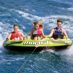 Airhead Mach 3 | 1-3 Rider Towable Tube for Boating