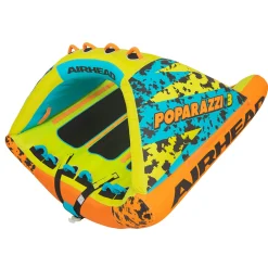 Airhead Poparazzi 3 | 1-3 Rider Towable Tube for Boating