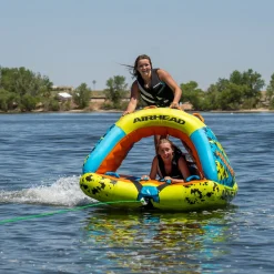 Airhead Poparazzi 2 | 1-2 Rider Towable Tube for Boating