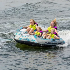 Airhead Quadra Cruiser | 1-4 Rider Towable Tube for Boating