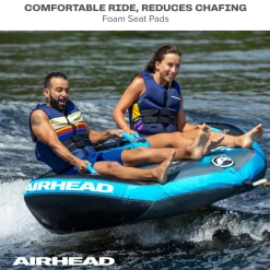 Airhead Ripple Effect 2 | 1-2 Rider Towable Tube for Boating
