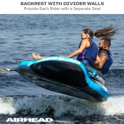 Airhead Ripple Effect 2 | 1-2 Rider Towable Tube for Boating