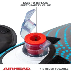 Airhead Ripple Effect 2 | 1-2 Rider Towable Tube for Boating