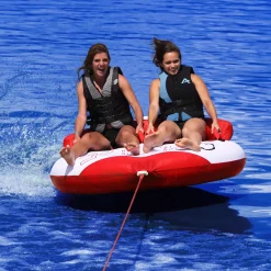 Airhead Riptide 2 | 1-2 Rider Towable Tube for Boating