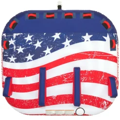 Airhead Stars & Stripes 3 | 1-3 Rider Towable Tube for Boating