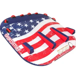 Airhead Stars & Stripes 3 | 1-3 Rider Towable Tube for Boating
