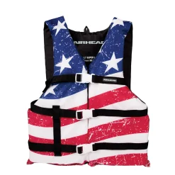 Airhead Stars & Stripes General Boating Life Jacket Vest | Child-Adult