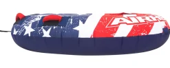 Airhead Stars & Stripes Kit | 1 Rider Towable Tube, Pump, Rope for Boating