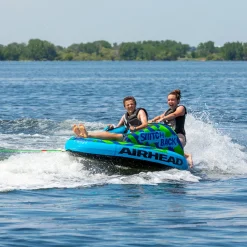 Airhead Switch Back 2 | 1-2 Rider Towable Tube for Boating