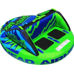 Airhead Switch Back 4 | 1-4 Rider Towable Tube for Boating